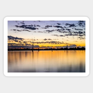 Lake Mulwala, Yarrawonga, Victoria, Australia. Sticker